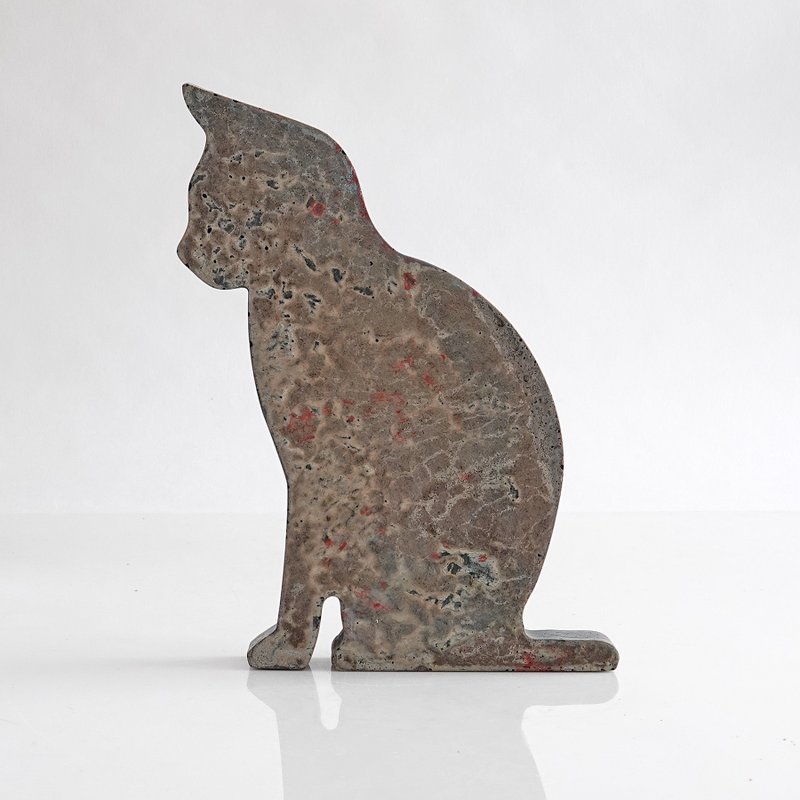 Cement cats, decorations, bookends, gifts - Stuffed Dolls & Figurines - Cement 