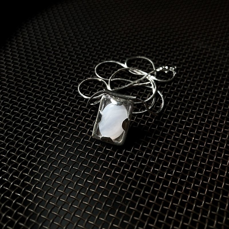 MEACHA - Semi- Gemstone sterling silver earrings - สร้อยคอ - เครื่องประดับพลอย 