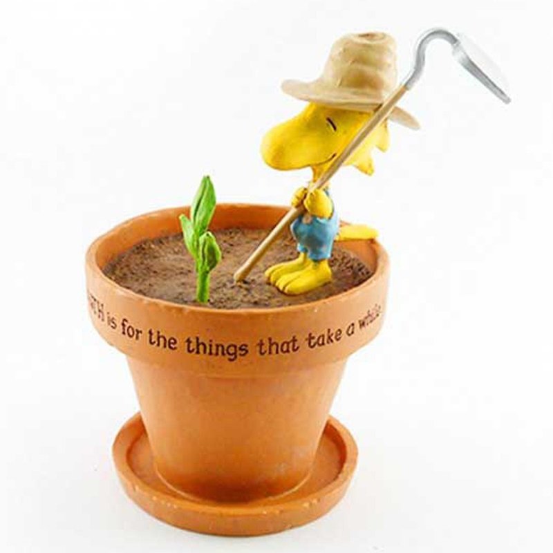 Snoopy Hand Sculpture - Confidence [Hallmark-Peanuts Snoopy Handmade Sculpture] - Items for Display - Other Materials Yellow