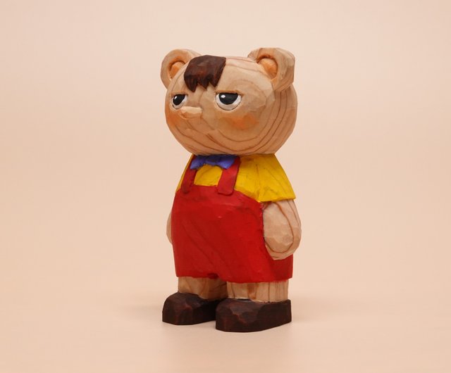 木人形のブブ - ショップ Tsukune Craft 人形・フィギュア - Pinkoi