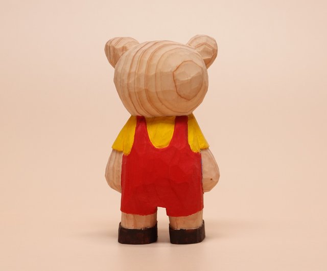 1380 人形　木彫り、人形、木 北海道 木彫り人形 二体 - メルカリ