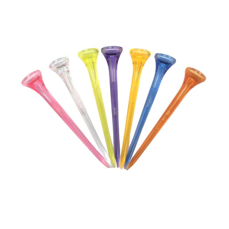 【MEGA GOLF】日本同步發行 羽 GOLF TEE 不易斷 7入/組 - 運動配件 - 其他材質 多色
