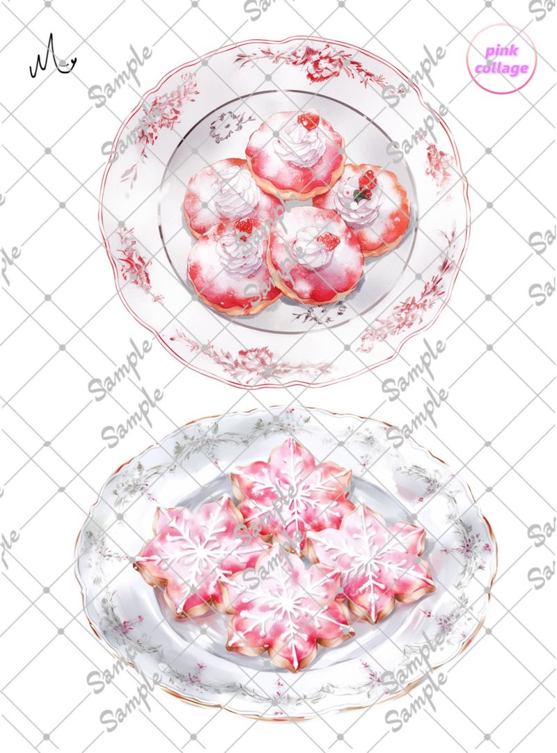 オリジナル装飾ステッカー期間限定pinkシリーズ9月10日まで - 貼紙 - 紙 