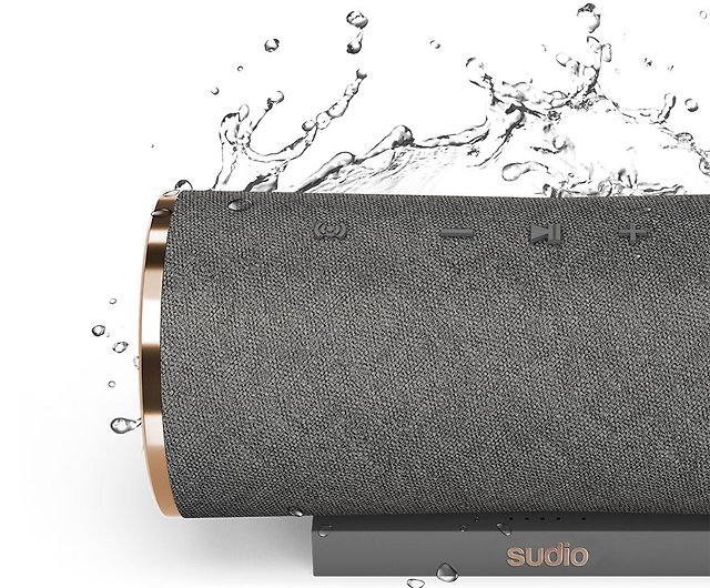 Sudio Femtio ポータブル Bluetooth スピーカー - カーボングレー 