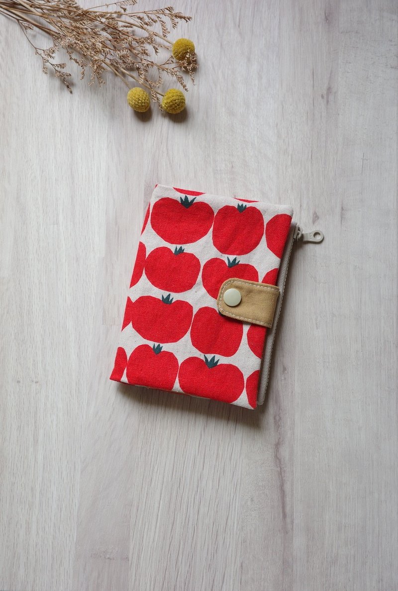 Tomato - Passport Cover Passport Holder | Haibo Handmade - ที่เก็บพาสปอร์ต - ผ้าฝ้าย/ผ้าลินิน 