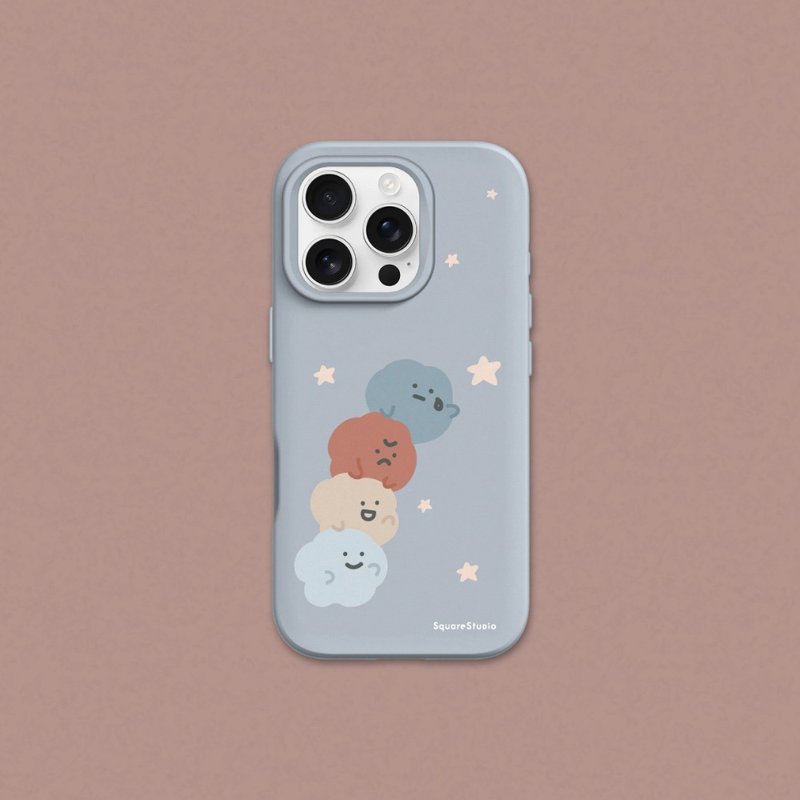 SolidSuit經典背蓋手機殼∣方坊系列/摘星星 for iPhone - 手機殼/手機套 - 塑膠 多色