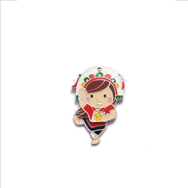 趣玩台灣磁鐵－台灣原住民－阿美族 - 磁鐵 - 其他金屬 銀色