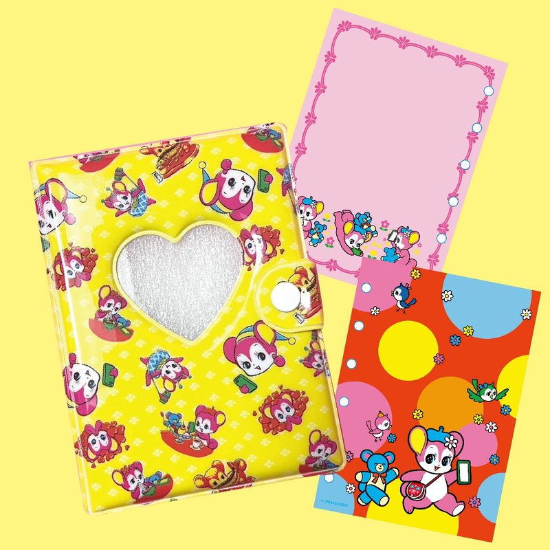 シール帳バインダー&リフィルセット イエロー - 筆記本/手帳 - 其他材質 黃色