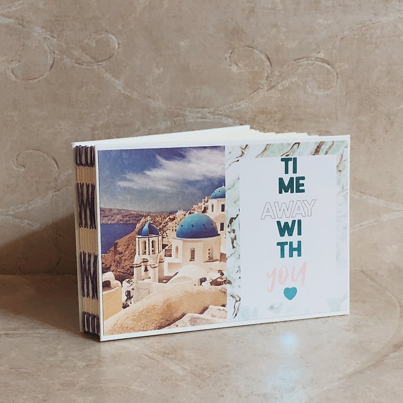 Miss Crocodile Time Away With You French Handmade Book - Notebooks & Journals - Paper 