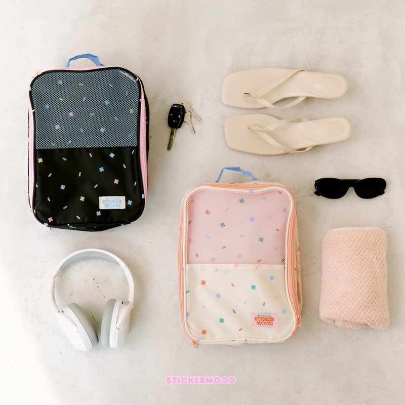 Lucky Confetti Shoe & Organizer Bag - 其他 - 其他材質 