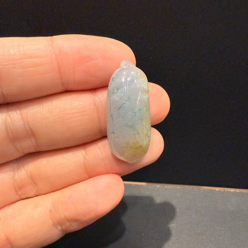 瀚玉ジュエリー 天然氷種 フローティングフローラル翡翠 アイスイエローひょうたんモチーフ 翡翠ミニペンダント 厳選コレクション - その他 - 翡翠 