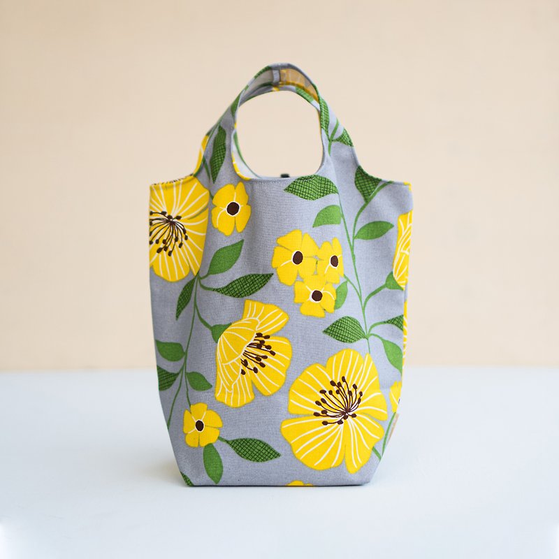 Best Eco-friendly Gift Big Breakfast Bag Jerusalem Artichoke - ถุงใส่กระติกนำ้ - ผ้าฝ้าย/ผ้าลินิน หลากหลายสี