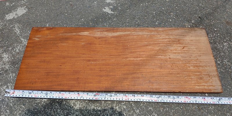 Early old plank like teak or elm - ของวางตกแต่ง - ไม้ 