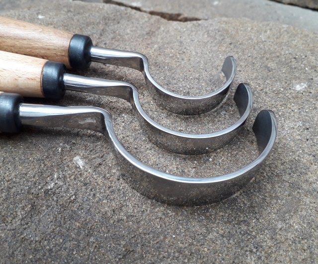 シルバースプーン　２本　手彫り仕上げ Table Spoon Coin Silver Thomas J Brown Baltimore 1850s Mono