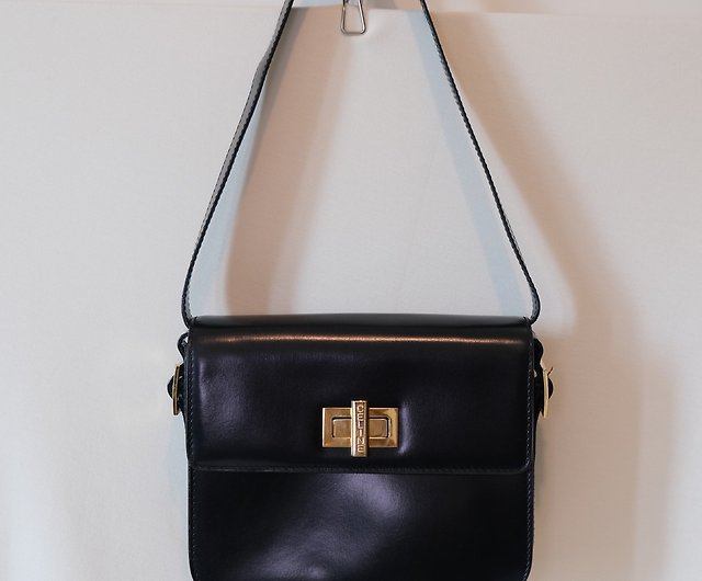 Japanese second-hand Vintage CELINE 3 WAYS black cross buckle side backpack  handbag - Shop RARE TO GO Messenger Bags & Sling Bags - Pinkoi