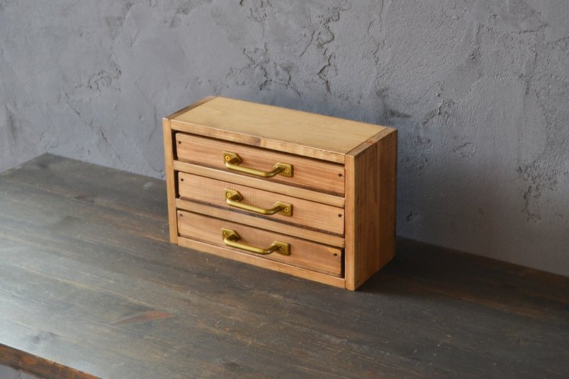 0310mito　日本産ひのきのピルケース　小分け収納　アクセサリーケース - 居家收納/收納盒/儲物盒 - 木頭 咖啡色