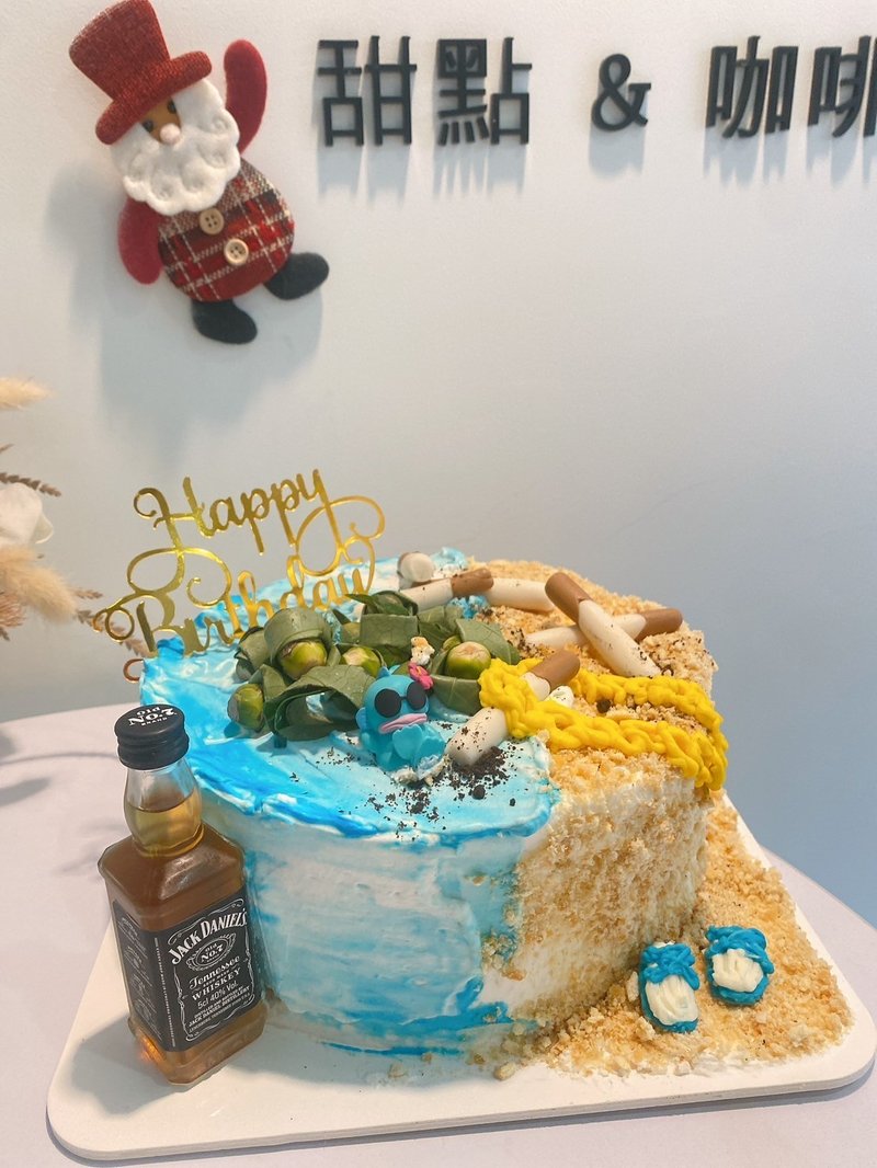 男人的快樂 客製化蛋糕 公仔蛋糕 生日蛋糕 特色蛋糕 鑠甜點 8吋 - 蛋糕/甜點 - 新鮮食材 