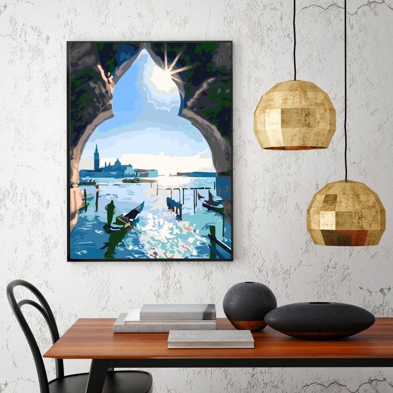 Chenguang Venice Creative Digital Oil Painting [Sales Ranking Edition] - Illustration, Painting & Calligraphy - Other Materials 