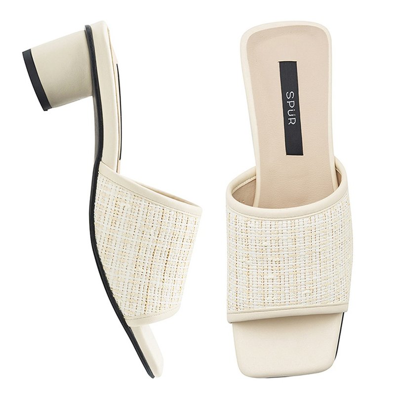 Pre-Order SPUR Marina_Sandals RS8055 IVORY - Sandals - Other Materials 