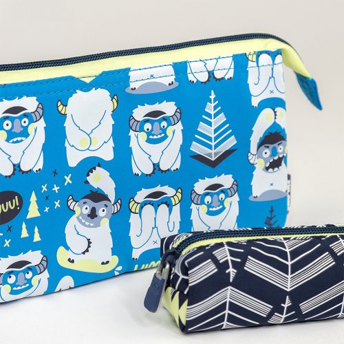 MILAN 西班牙百年經典文具 MILAN萬用袋 挪威森林 雪怪Yeti(5層)