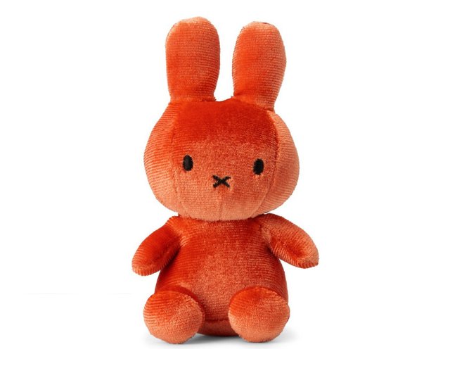 Bon Ton Toys | ミッフィー ベルベットキーホルダー オレンジ 10cm - ショップ juzi-tree x Miffy キーホルダー・ キーケース - Pinkoi