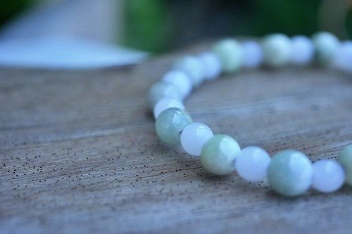 ミャンマー産☆本翡翠☆ブレスレット1619 - ショップ Funky garuda