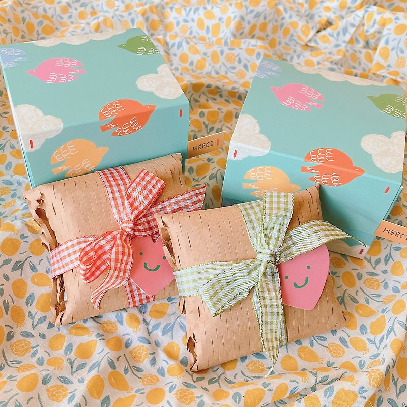 [Kindergarten Sharing Gift] Cute little bag | MERCI Bluebird | Handmade cookies | Graduation gift - Handmade Cookies - Fresh Ingredients 