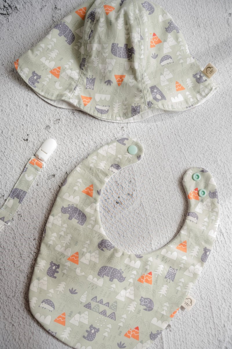 Animal Camp Full Moon Gift Box Set - Baby Gift Sets - Cotton & Hemp Green
