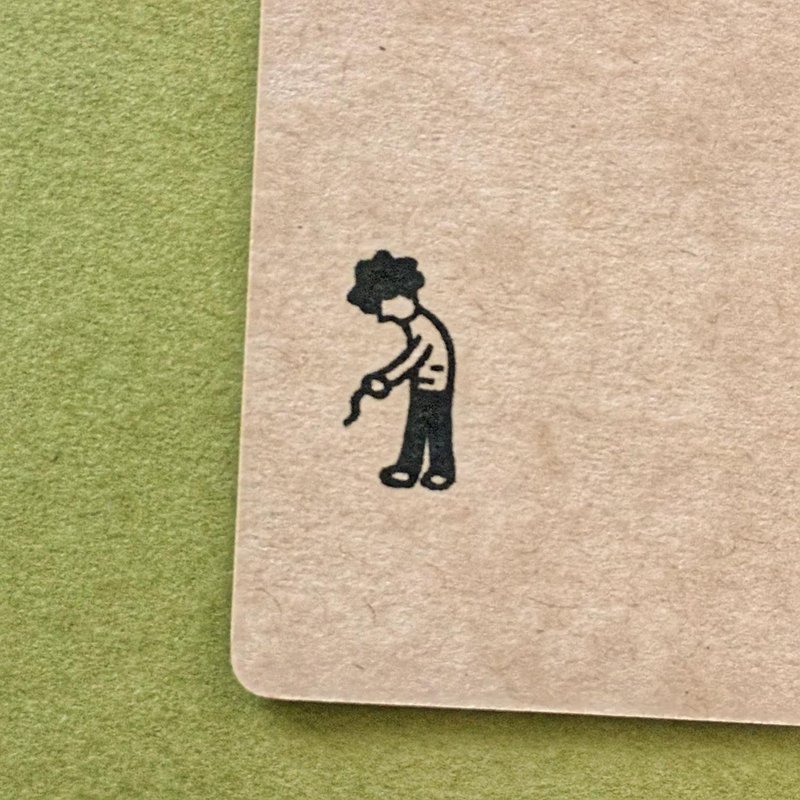 Someone doing something・ rubber stamp・ 20mm series - ตราปั๊ม/สแตมป์/หมึก - ยาง ขาว