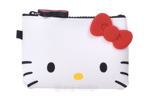 p+g design p+g design NUU-Small Hello Kitty 矽膠零錢包/(二色)