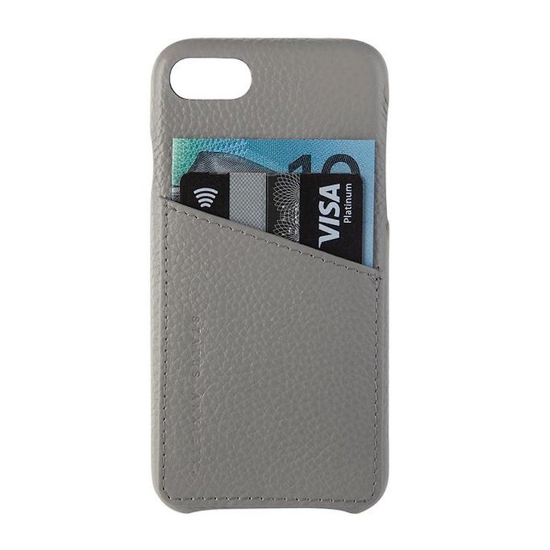 HUNTER AND FOX iPhone case_Light Grey / light gray - Phone Cases - Genuine Leather Gray