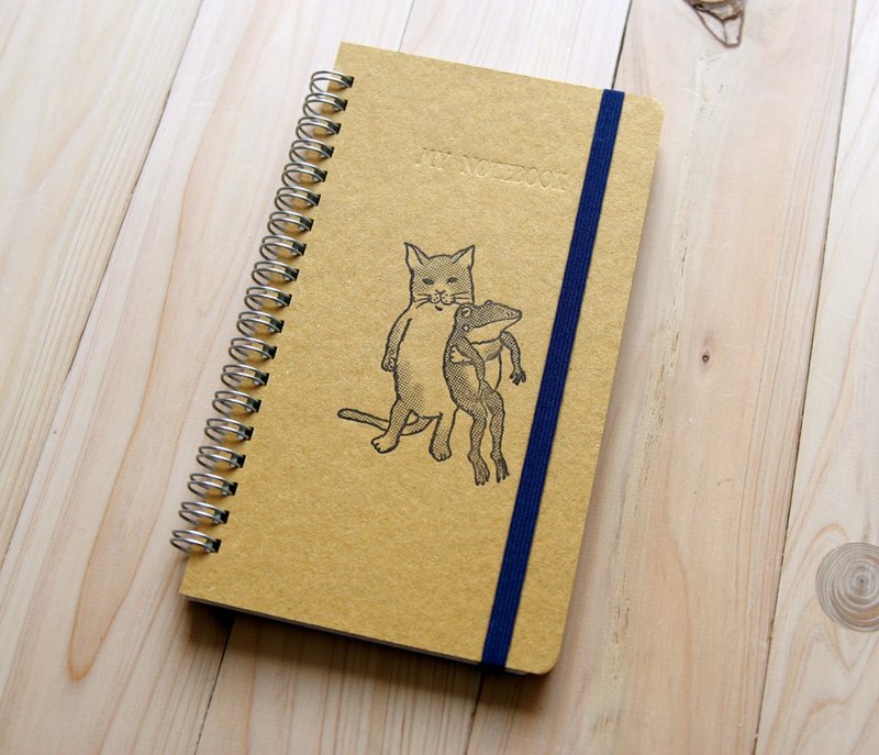 B6 deformed ring notebook Nakayoshi yellow - Notebooks & Journals - Paper Yellow
