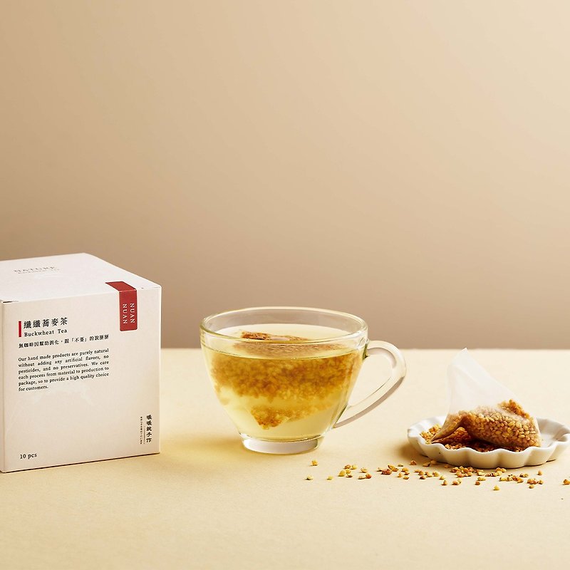Helps digestion [Slim Buckwheat Tea 10 pieces] Caffeine-free cold brew tea - Tea - Fresh Ingredients 