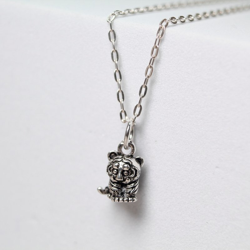 Tiger。NECKLACE。SILVER JEWELRY SERIES - Necklaces - Sterling Silver Silver