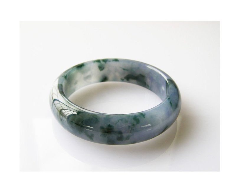 バイオレット ジェダイト ブレスレット ナチュラル A - ブレスレット - 翡翠 パープル