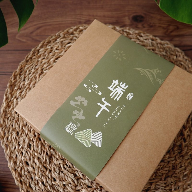 【端午禮盒】四小方 - 手工餅乾禮盒 - 手工餅乾 - 新鮮食材 綠色