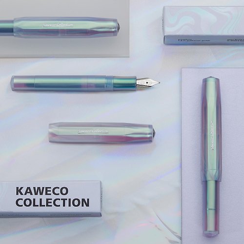 KAWECO 台灣 德國 KAWECO COLLECTION 系列鋼筆 Pearl 彩虹珍珠白