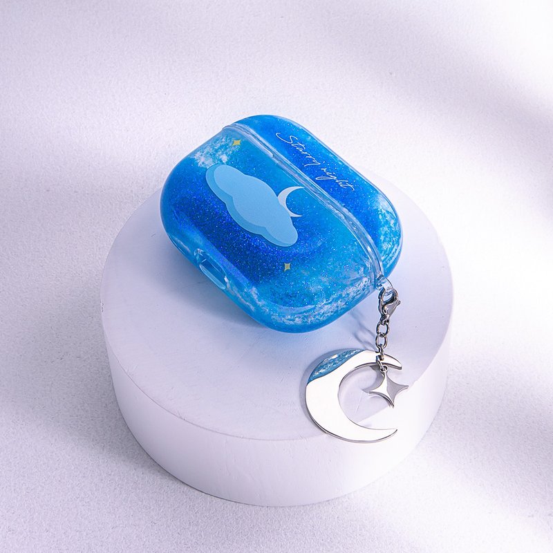 AUG8 STORE 初夏星夜 流沙耳機殼 AirPods / PRO 硬殼 - AirPods/耳機保護套 - 塑膠 