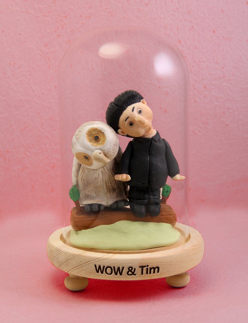 PetWithYou customizes you and your pet to design a unique funny scene for you - Items for Display - Clay 