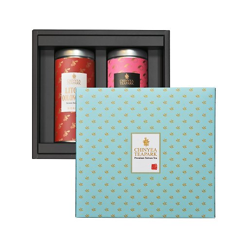 CHINYEA TEAPARK 沁意茶苑 【加購】二入禮盒包裝(藍色上蓋)