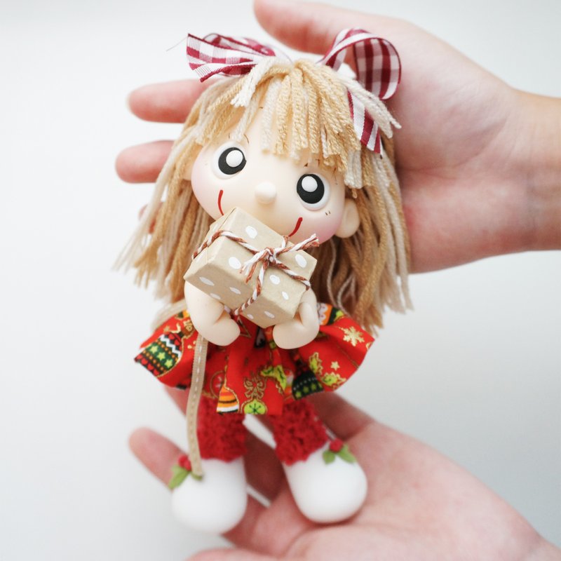 聖誕節 交換禮物 手工 黏土娃娃公仔 - 擺飾/家飾品 - 木頭 