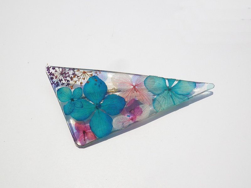Flower hair accessory, Hair pin with real flowers, Spring color (4) - Hair Accessories - Other Materials 