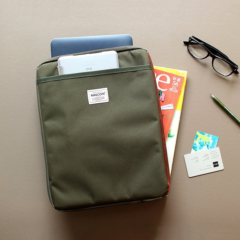 All purpose pockets bag(13.5&#39;&#39; Laptop OK)-Army_100443-51