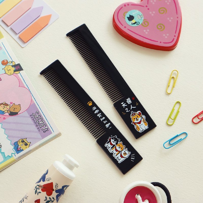Chai Nosuke / Portable Flat Comb (2 pictures) - Makeup Brushes - Plastic 