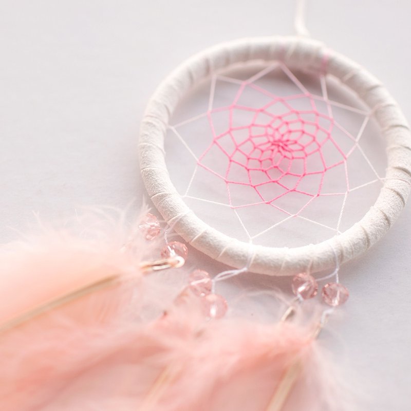 Dream Catcher Pack 8cm - Powder Snow - Light Coral Pink, Valentine's Day Gift Exchange - อื่นๆ - วัสดุอื่นๆ สึชมพู