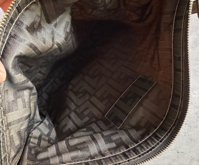 中古 正規品 FENDI フェンディ オールドフラワー レイジー