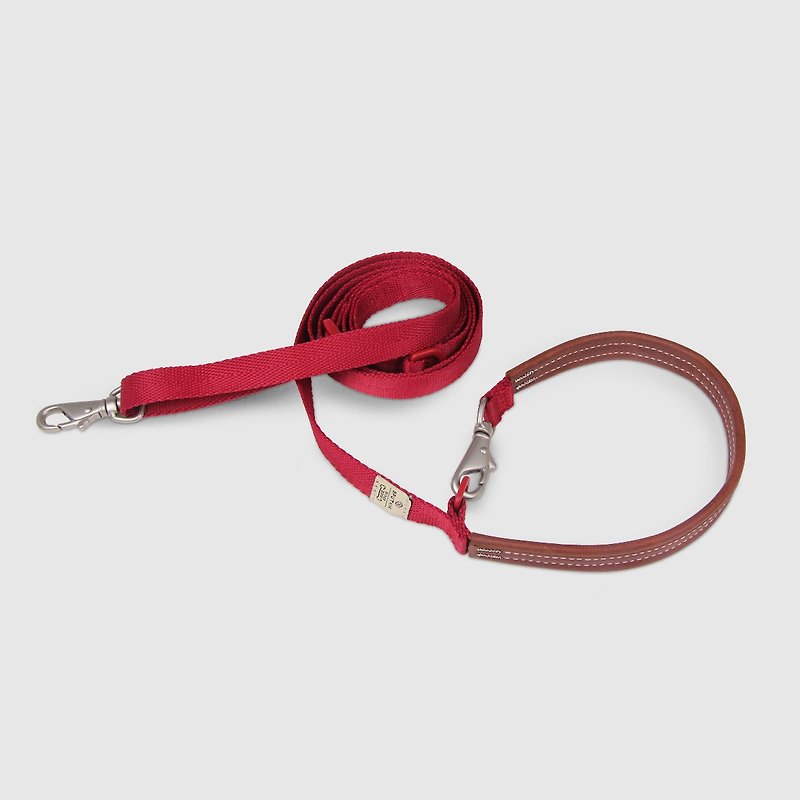 SPUTNIK Leash-Red (S) - Collars & Leashes - Polyester Red