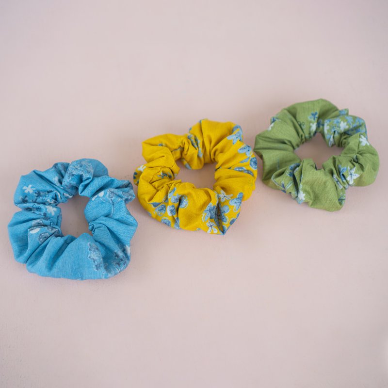 Intimate gift for girls, color choice of large intestine ring - Hair Accessories - Cotton & Hemp Multicolor