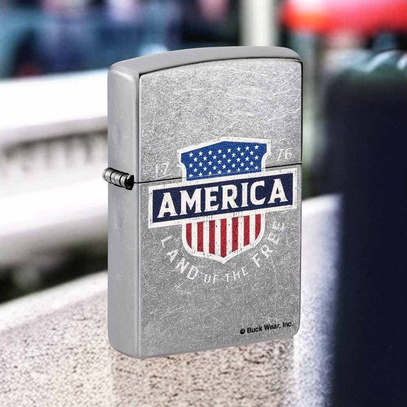 [ZIPPO official flagship store] Buck Wear windproof lighter 48938 - Other - Copper & Brass Silver