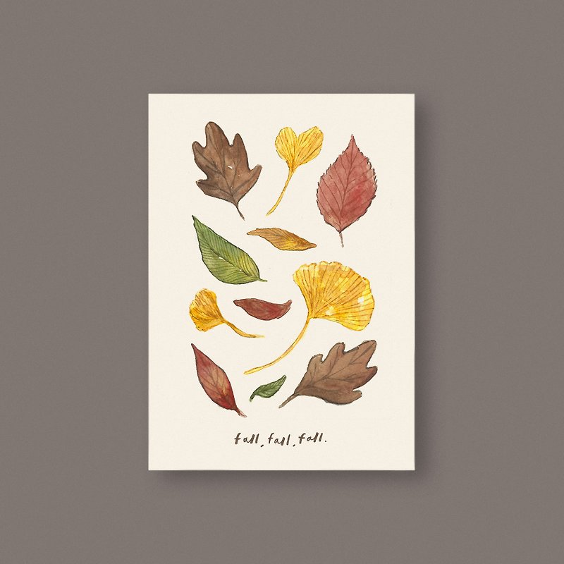 Foliage: Autumn A5 Print - Cards & Postcards - Paper Orange